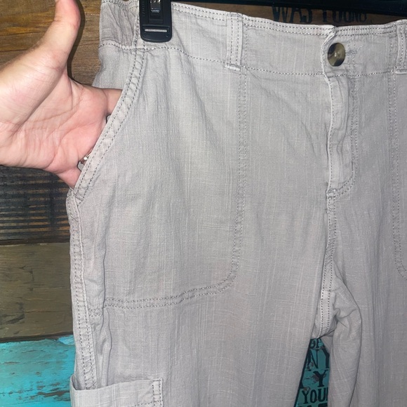 Sonoma High Rise Cargo Ankle Crop Jogger Pants 10 - Picture 6 of 9